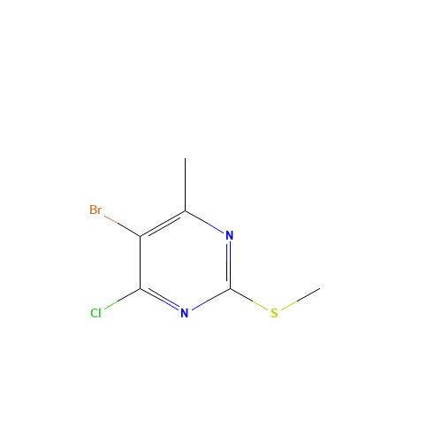 5-bromo-4-chloro-6-methyl-2-methylsulfanylpyrimidine (CAS: 17119-74-3) - Related Chemical Product