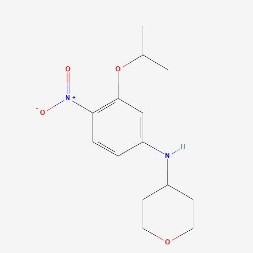 N-(4-nitro-3-propan-2-yloxyphenyl)oxan-4-amine (CAS: 1462951-07-0) - Related Chemical Product