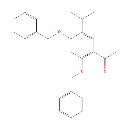 1-[2,4-bis(phenylmethoxy)-5-propan-2-ylphenyl]ethanone (CAS: 747414-18-2) - Related Chemical Product
