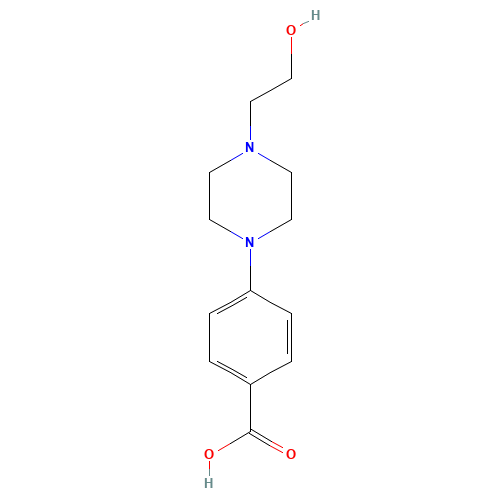 4-[4-(2-hydroxyethyl)piperazin-1-yl]benzoic acid (CAS: 889939-81-5) - Related Chemical Product
