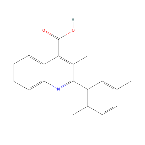 2-(2,5-dimethylphenyl)-3-methylquinoline-4-carboxylic acid (CAS: 350999-29-0) - Related Chemical Product