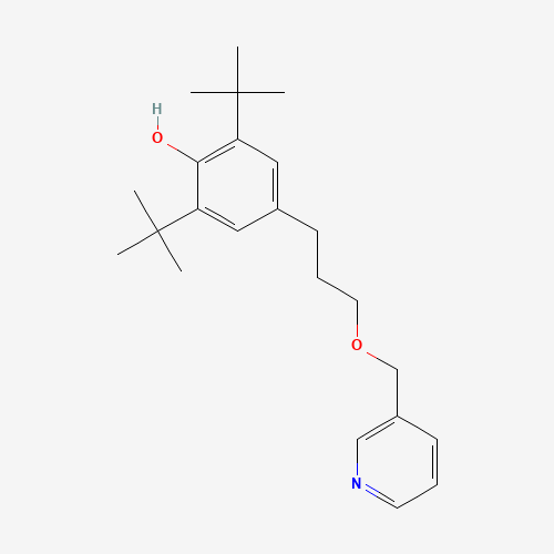 2,6-ditert-butyl-4-[3-(pyridin-3-ylmethoxy)propyl]phenol (CAS: 150443-71-3) - Related Chemical Product