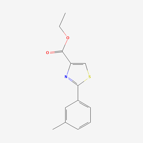 ethyl 2-(3-methylphenyl)-1,3-thiazole-4-carboxylate (CAS: 132089-33-9) - Related Chemical Product
