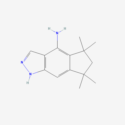 5,5,7,7-tetramethyl-1,6-dihydrocyclopenta[f]indazol-4-amine (CAS: 1174064-61-9) - Related Chemical Product