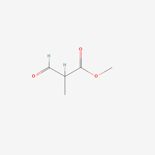 methyl 2-methyl-3-oxopropanoate (CAS: 51673-64-4) - Chemical Structure and Molecular Formula 