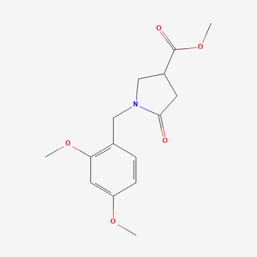 methyl 1-[(2,4-dimethoxyphenyl)methyl]-5-oxopyrrolidine-3-carboxylate (CAS: 919111-33-4) - Related Chemical Product
