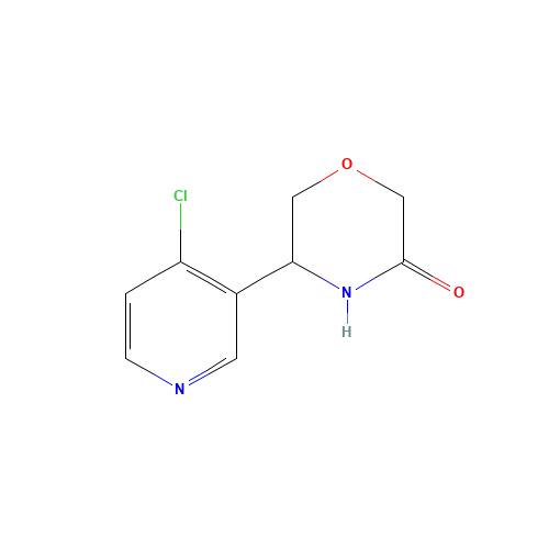 5-(4-chloropyridin-3-yl)morpholin-3-one (CAS: 1391060-63-1) - Related Chemical Product