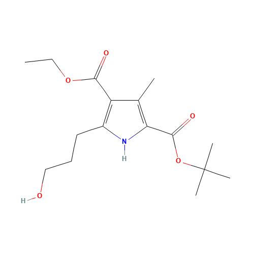 2-O-tert-butyl 4-O-ethyl 5-(3-hydroxypropyl)-3-methyl-1H-pyrrole-2,4-dicarboxylate (CAS: 1082989-72-7) - Related Chemical Product