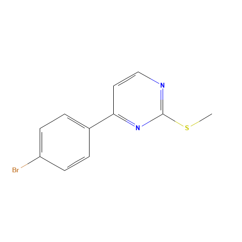 4-(4-bromophenyl)-2-methylsulfanylpyrimidine (CAS: 778646-96-1) - Related Chemical Product