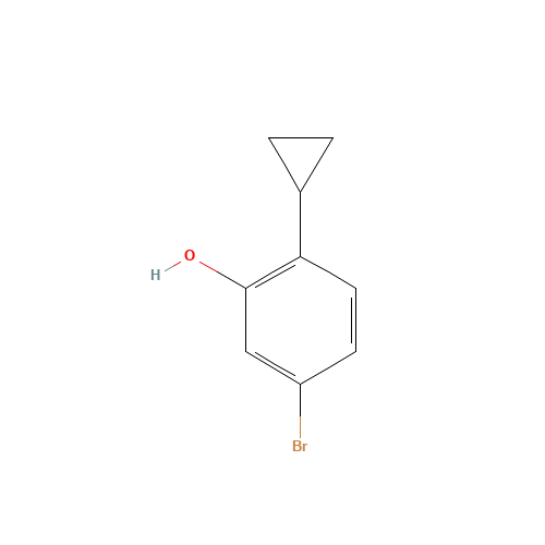 5-bromo-2-cyclopropylphenol (CAS: 104902-23-0) - Related Chemical Product