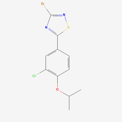 3-bromo-5-(3-chloro-4-propan-2-yloxyphenyl)-1,2,4-thiadiazole (CAS: 1260023-56-0) - Related Chemical Product