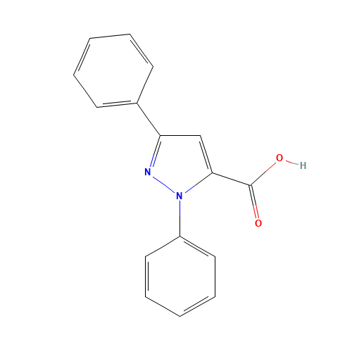 2,5-diphenylpyrazole-3-carboxylic acid (CAS: 964-42-1) - Related Chemical Product