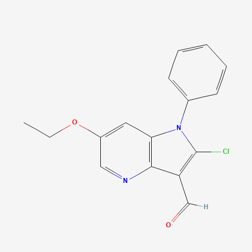 2-chloro-6-ethoxy-1-phenylpyrrolo[3,2-b]pyridine-3-carbaldehyde (CAS: 1175015-97-0) - Related Chemical Product