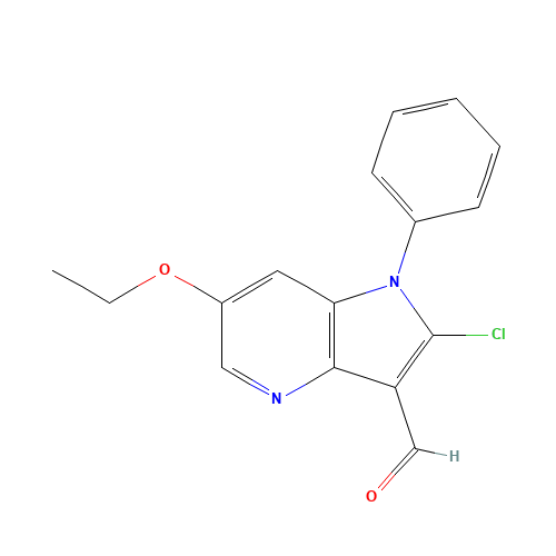 2-chloro-6-ethoxy-1-phenylpyrrolo[3,2-b]pyridine-3-carbaldehyde (CAS: 1175015-97-0) - Related Chemical Product