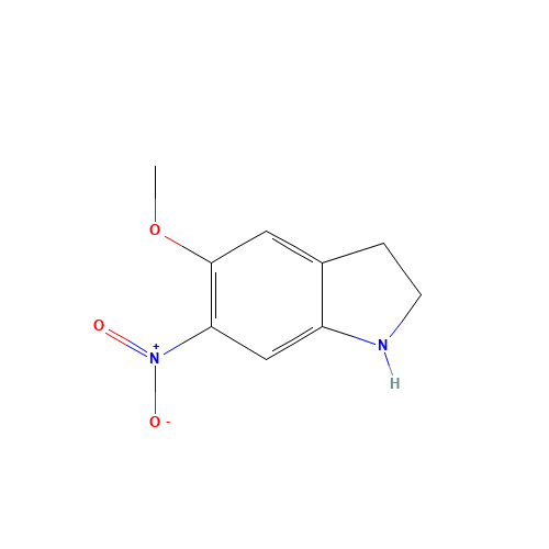 5-methoxy-6-nitro-2,3-dihydro-1H-indole (CAS: 23772-38-5) - Related Chemical Product