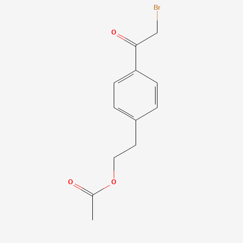 2-[4-(2-bromoacetyl)phenyl]ethyl acetate (CAS: 1361414-32-5) - Related Chemical Product
