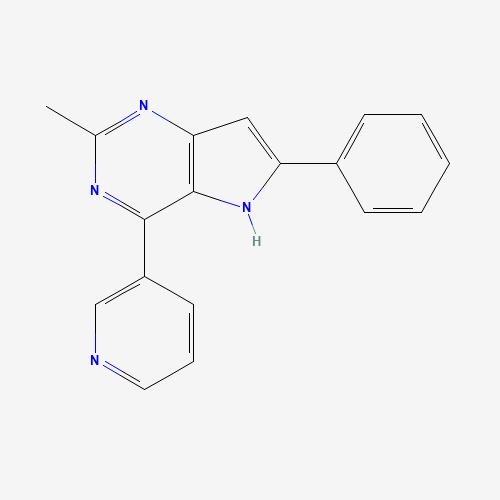 2-methyl-6-phenyl-4-pyridin-3-yl-5H-pyrrolo[3,2-d]pyrimidine (CAS: 237432-68-7) - Related Chemical Product