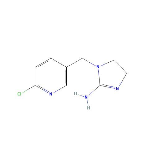 1-[(6-chloropyridin-3-yl)methyl]-4,5-dihydroimidazol-2-amine (CAS: 115970-17-7) - Related Chemical Product