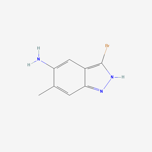 3-bromo-6-methyl-2H-indazol-5-amine (CAS: 1000343-43-0) - Related Chemical Product