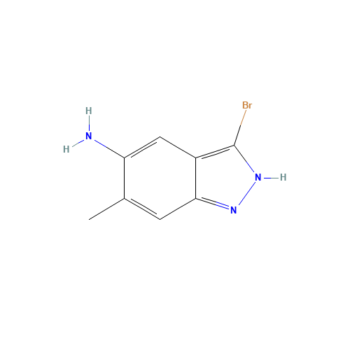 3-bromo-6-methyl-2H-indazol-5-amine (CAS: 1000343-43-0) - Related Chemical Product
