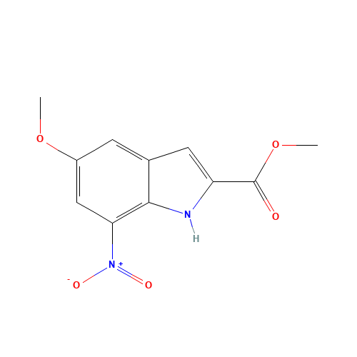 methyl 5-methoxy-7-nitro-1H-indole-2-carboxylate (CAS: 1000341-42-3) - Related Chemical Product