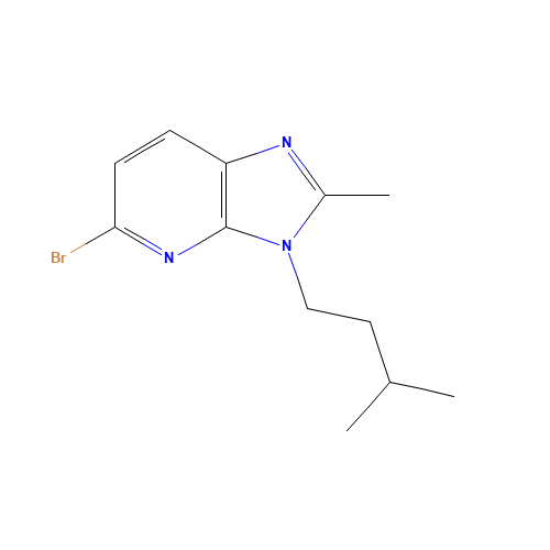 5-bromo-2-methyl-3-(3-methylbutyl)imidazo[4,5-b]pyridine (CAS: 1263281-65-7) - Related Chemical Product