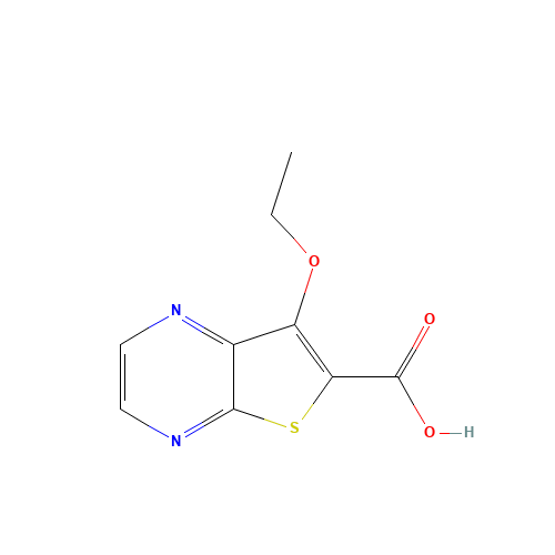 7-ethoxythieno[2,3-b]pyrazine-6-carboxylic acid (CAS: 521948-77-6) - Related Chemical Product