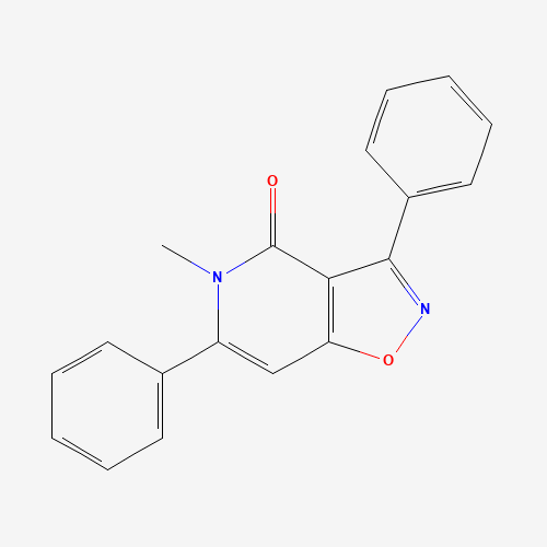 5-methyl-3,6-diphenyl-[1,2]oxazolo[4,5-c]pyridin-4-one (CAS: 60986-80-3) - Related Chemical Product
