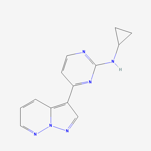 N-cyclopropyl-4-pyrazolo[1,5-b]pyridazin-3-ylpyrimidin-2-amine (CAS: 551919-54-1) - Related Chemical Product