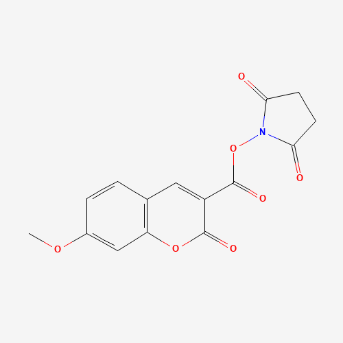 (2,5-dioxopyrrolidin-1-yl) 7-methoxy-2-oxochromene-3-carboxylate (CAS: 150321-92-9) - Related Chemical Product