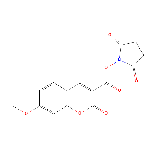 (2,5-dioxopyrrolidin-1-yl) 7-methoxy-2-oxochromene-3-carboxylate (CAS: 150321-92-9) - Related Chemical Product