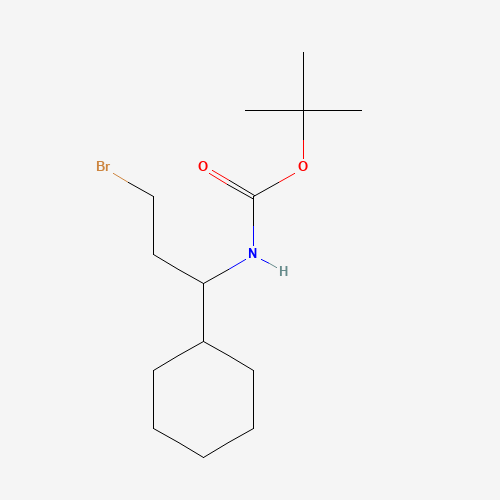 tert-butyl N-(3-bromo-1-cyclohexylpropyl)carbamate (CAS: 913642-92-9) - Related Chemical Product