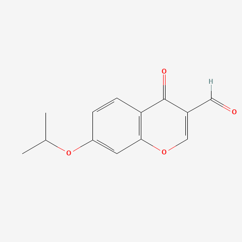 4-oxo-7-propan-2-yloxychromene-3-carbaldehyde (CAS: 841277-56-3) - Related Chemical Product