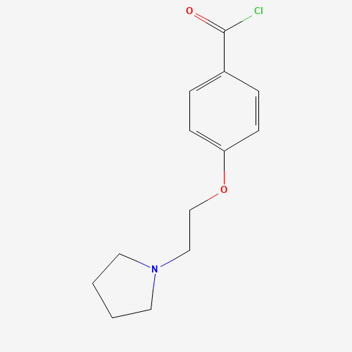 4-(2-pyrrolidin-1-ylethoxy)benzoyl chloride (CAS: 63675-91-2) - Related Chemical Product