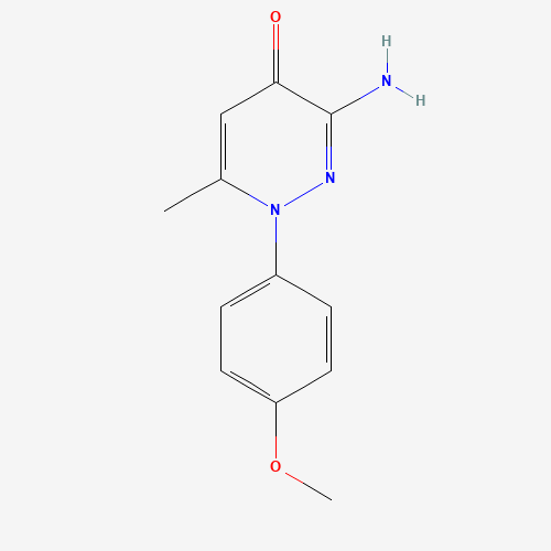 3-amino-1-(4-methoxyphenyl)-6-methylpyridazin-4-one (CAS: 133221-01-9) - Related Chemical Product