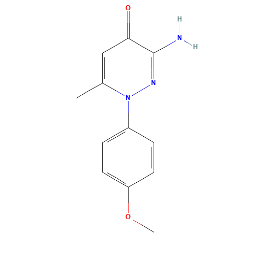 3-amino-1-(4-methoxyphenyl)-6-methylpyridazin-4-one (CAS: 133221-01-9) - Related Chemical Product