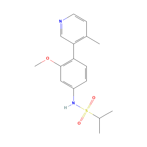 N-[3-methoxy-4-(4-methylpyridin-3-yl)phenyl]propane-2-sulfonamide (CAS: 1357092-12-6) - Related Chemical Product