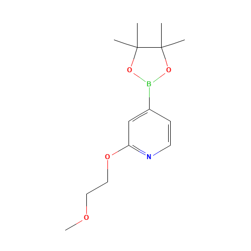 2-(2-methoxyethoxy)-4-(4,4,5,5-tetramethyl-1,3,2-dioxaborolan-2-yl)pyridine (CAS: 1356544-05-2) - Related Chemical Product