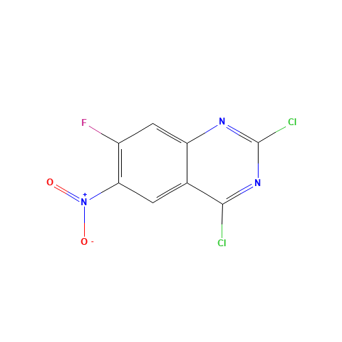 2,4-dichloro-7-fluoro-6-nitroquinazoline (CAS: 1007308-75-9) - Related Chemical Product
