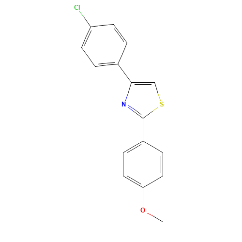 4-(4-chlorophenyl)-2-(4-methoxyphenyl)-1,3-thiazole (CAS: 220526-77-2) - Related Chemical Product