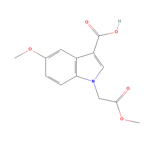 5-methoxy-1-(2-methoxy-2-oxoethyl)indole-3-carboxylic acid (CAS: 1404532-09-7) - Related Chemical Product
