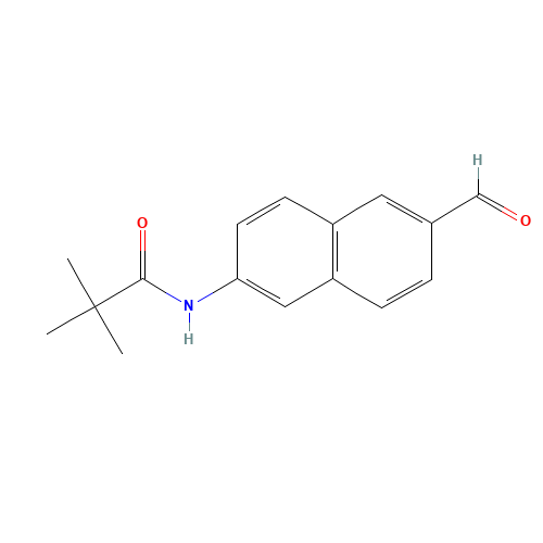 N-(6-formylnaphthalen-2-yl)-2,2-dimethylpropanamide (CAS: 832102-25-7) - Related Chemical Product