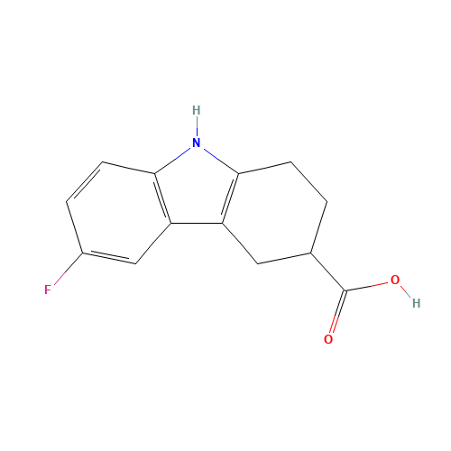 6-fluoro-2,3,4,9-tetrahydro-1H-carbazole-3-carboxylic acid (CAS: 907211-31-8) - Related Chemical Product