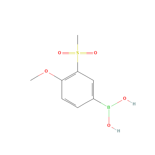 (4-methoxy-3-methylsulfonylphenyl)boronic acid (CAS: 1268496-34-9) - Related Chemical Product