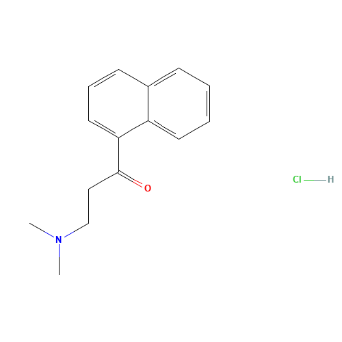 3-(dimethylamino)-1-naphthalen-1-ylpropan-1-one;hydrochloride (CAS: 5409-58-5) - Related Chemical Product