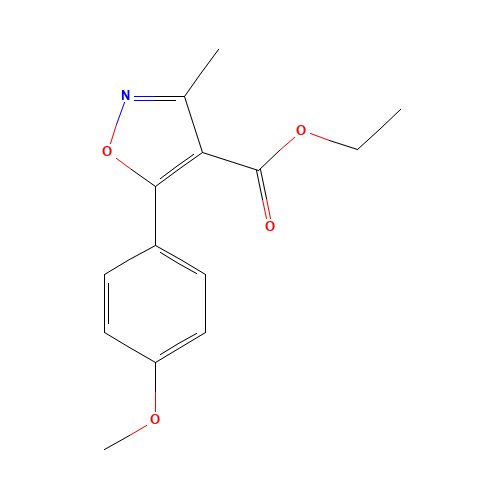 ethyl 5-(4-methoxyphenyl)-3-methyl-1,2-oxazole-4-carboxylate (CAS: 161838-22-8) - Related Chemical Product