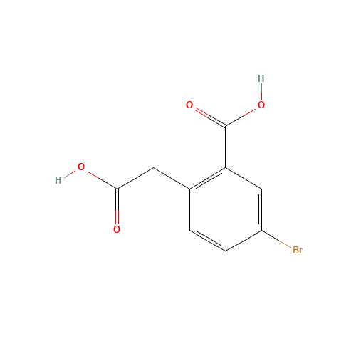 5-bromo-2-(carboxymethyl)benzoic acid (CAS: 19725-82-7) - Related Chemical Product