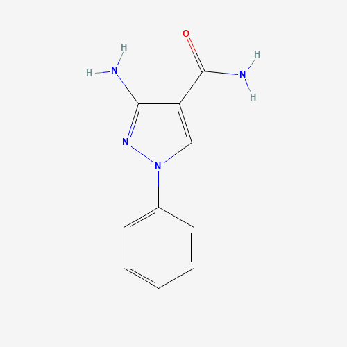 3-amino-1-phenylpyrazole-4-carboxamide (CAS: 956503-08-5) - Related Chemical Product