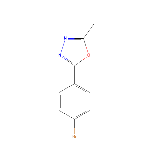 2-(4-bromophenyl)-5-methyl-1,3,4-oxadiazole (CAS: 41421-03-8) - Related Chemical Product