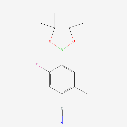 5-fluoro-2-methyl-4-(4,4,5,5-tetramethyl-1,3,2-dioxaborolan-2-yl)benzonitrile (CAS: 1192023-08-7) - Related Chemical Product